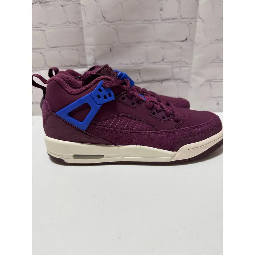 Nike Air Jordan Spizike Low GS Bordeaux Hyper Royal Sail Kids size 6.5Y NIB - Picture 2 of 11